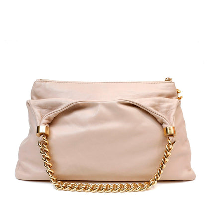 Chanel Beige Lambskin Rodeo Drive Hobo
