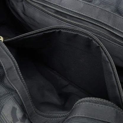 Chanel Nylon Leather Tote Bag Black A20457