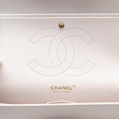 Chanel Light Beige Lambskin Jumbo Classic w/ Rose Gold Hardware