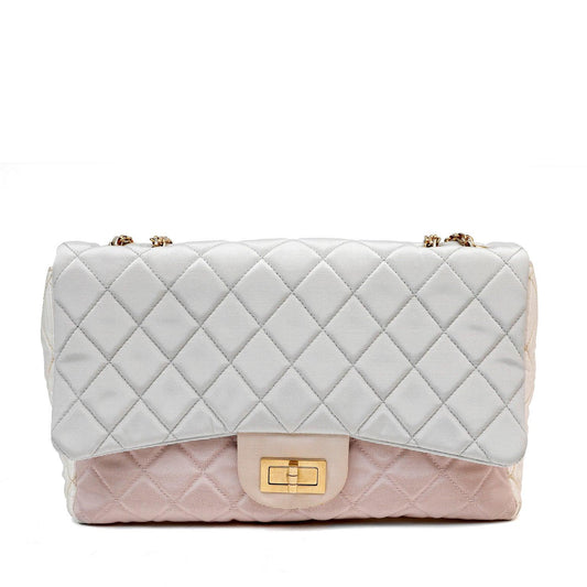 Chanel Tricolor Jumbo Classic Reissue w/ Gold Hardware