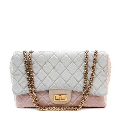 Chanel Tricolor Jumbo Classic Reissue w/ Gold Hardware