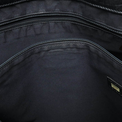 Chanel Leather Coco Mark Tote Bag Black