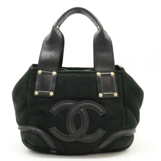 Chanel Shearling Leather Tote Bag