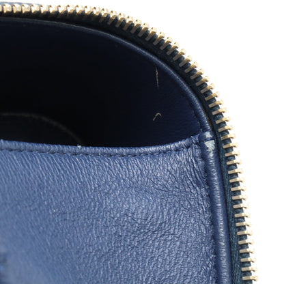 Chanel Caviar Skin Vanity Case Handbag Navy