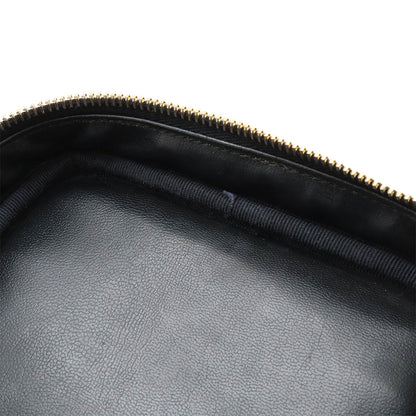 Chanel Caviar Vanity Bag Black Leather