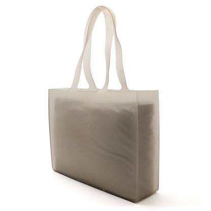 Chanel Logo Rubber Tote Bag