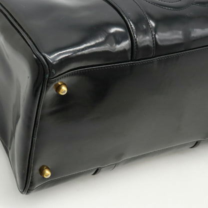 Chanel Coco Mark Patent Leather Handbag