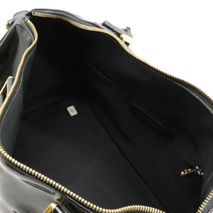 Chanel Coco Mark Patent Leather Handbag
