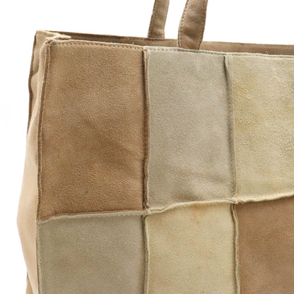 Chanel Suede Patchwork Tote Bag