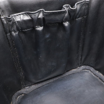 Chanel Vanity Bag Patent Leather Black