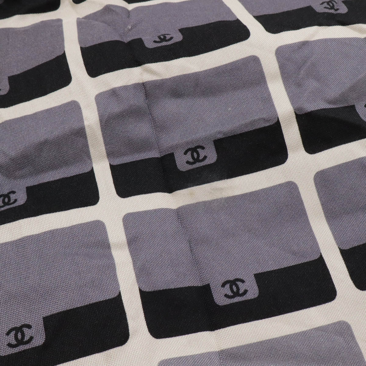 Chanel Matelasse Coco Mark Eco Tote Bag Black