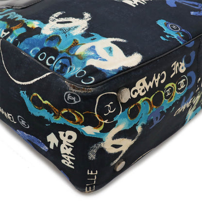 Chanel New Travel Line Tote PM Cotton Leather