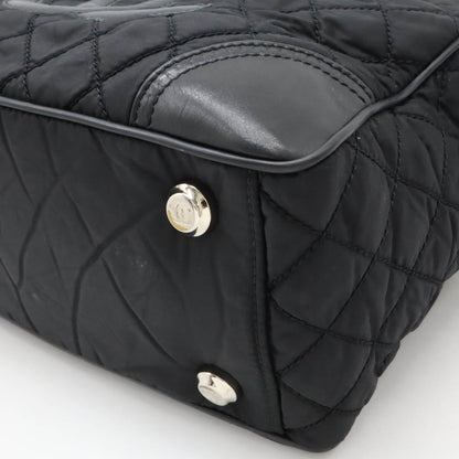 Chanel Nylon Leather Matelasse Tote Bag A33100