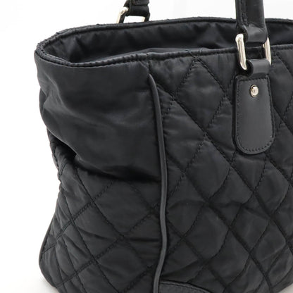 Chanel Nylon Leather Matelasse Tote Bag A33100