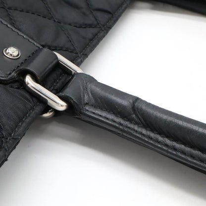 Chanel Nylon Leather Matelasse Tote Bag A33100