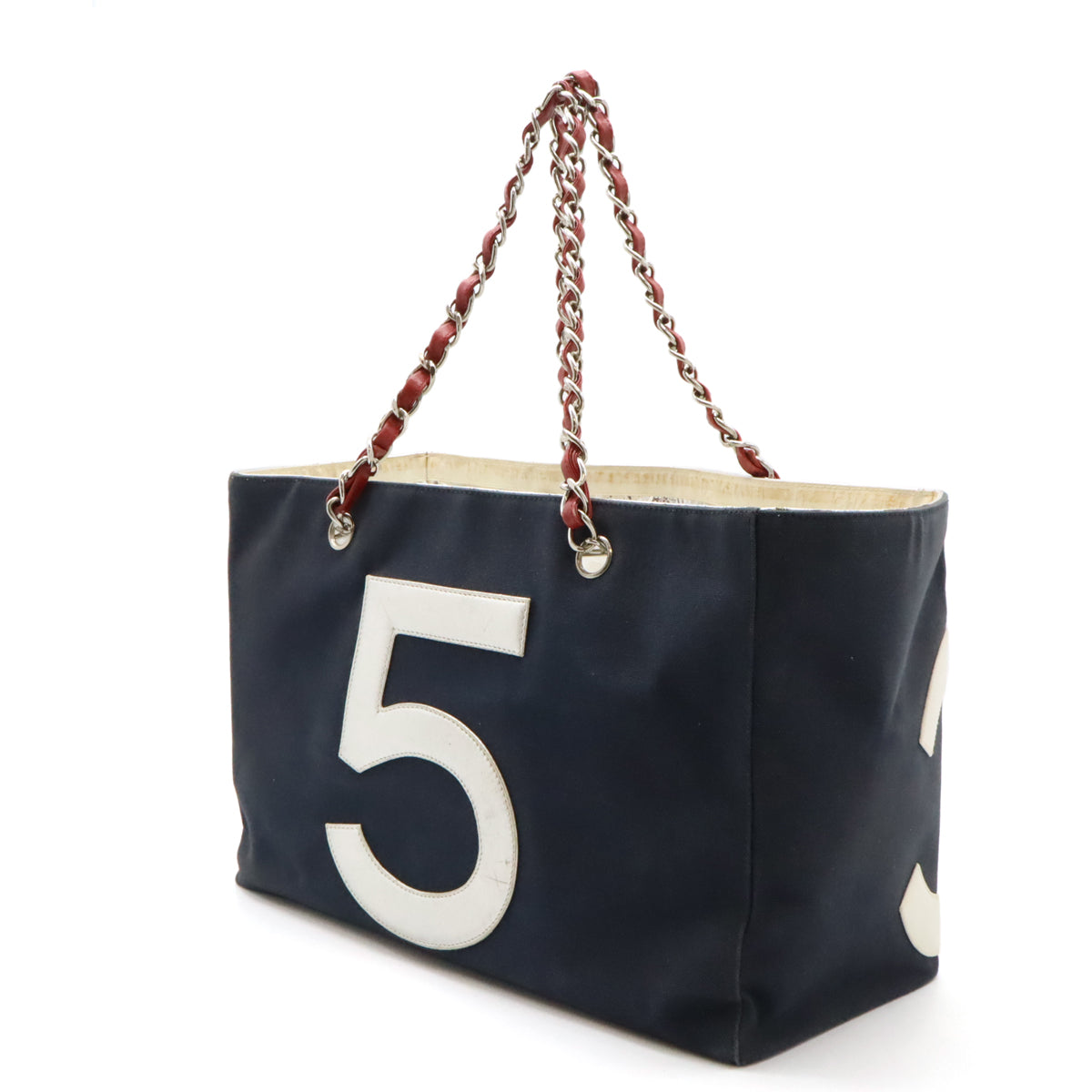 Chanel Canvas/Leather Coco Mark No.5 Tote Bag A18644