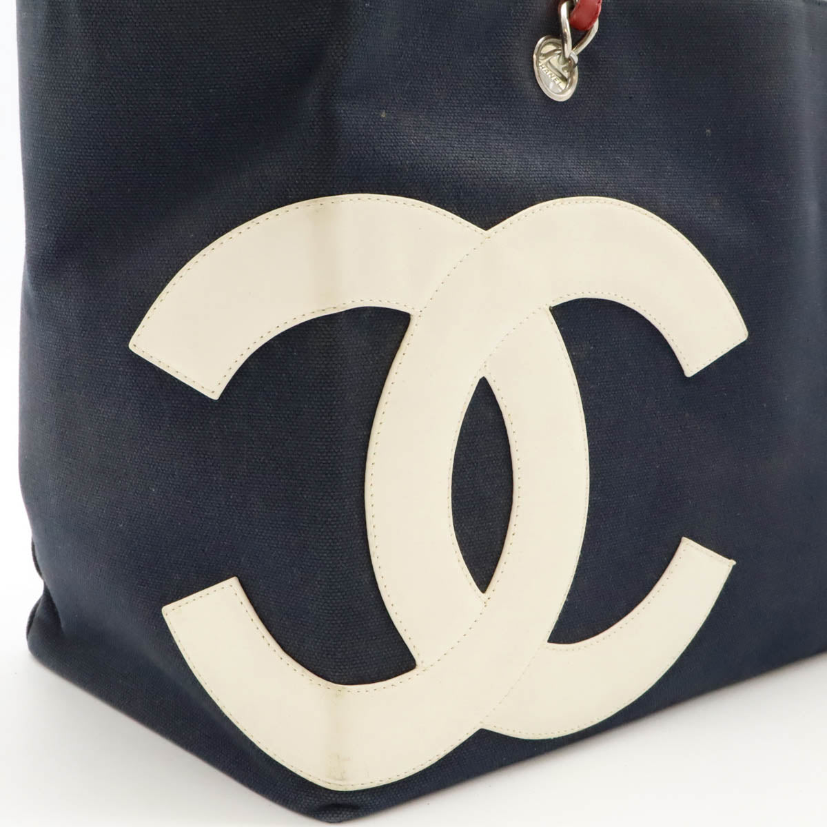 Chanel Canvas/Leather Coco Mark No.5 Tote Bag A18644