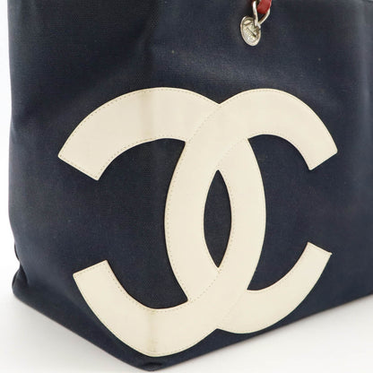 Chanel Canvas/Leather Coco Mark No.5 Tote Bag A18644