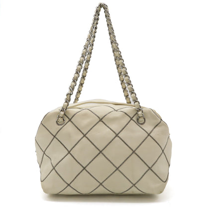 Chanel Leather Coco Mark Tote Bag