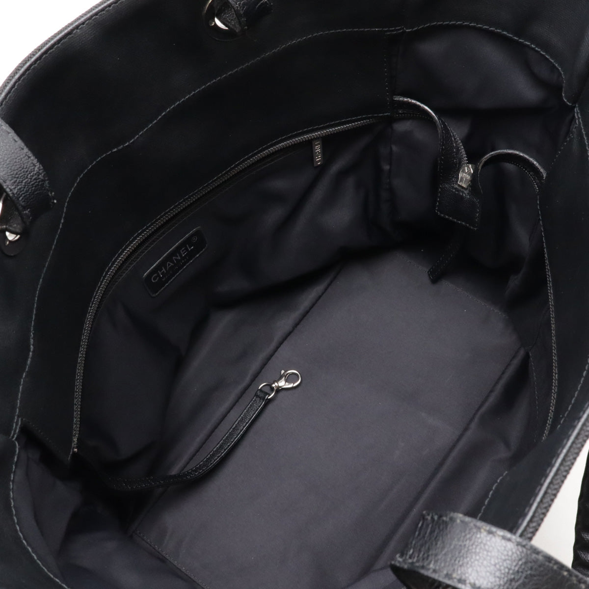 Chanel Paris Biarritz Tote GM Black Leather