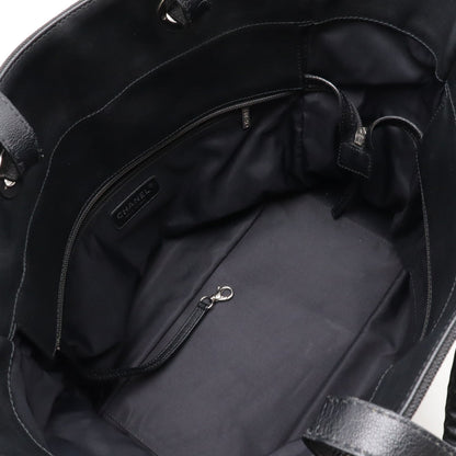 Chanel Paris Biarritz Tote GM Black Leather