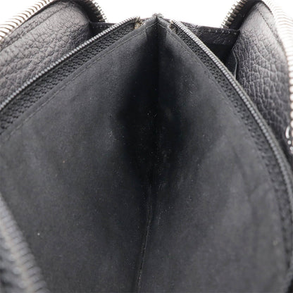 Chanel Leather Luxury Line Coco Mark Zip-Around Long Wallet