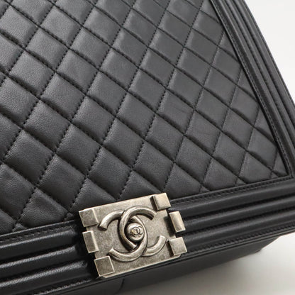 Chanel Boy Matelasse Leather Shoulder Bag