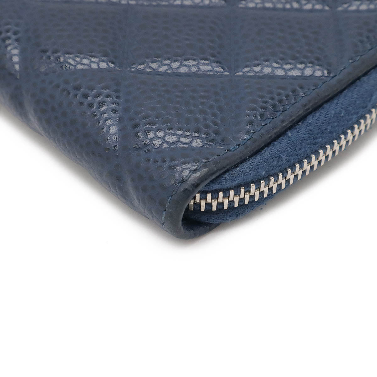 Chanel Caviar Skin Coin Case Blue