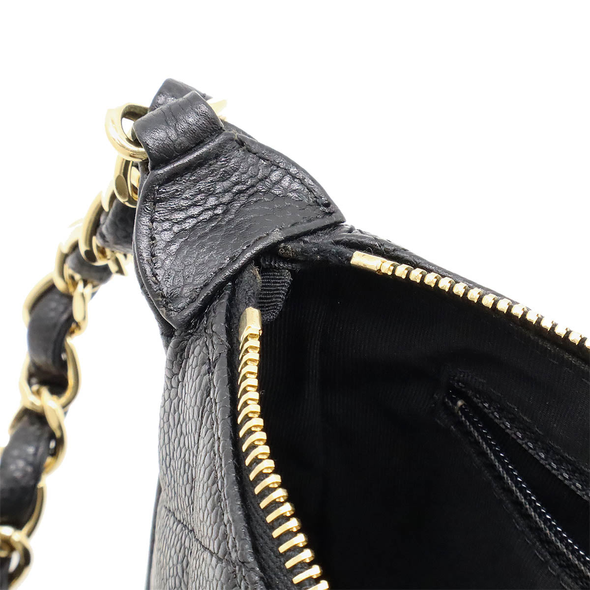 Chanel Caviar Matelasse Chain Shoulder Bag A22476