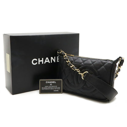 Chanel Caviar Matelasse Chain Shoulder Bag A22476