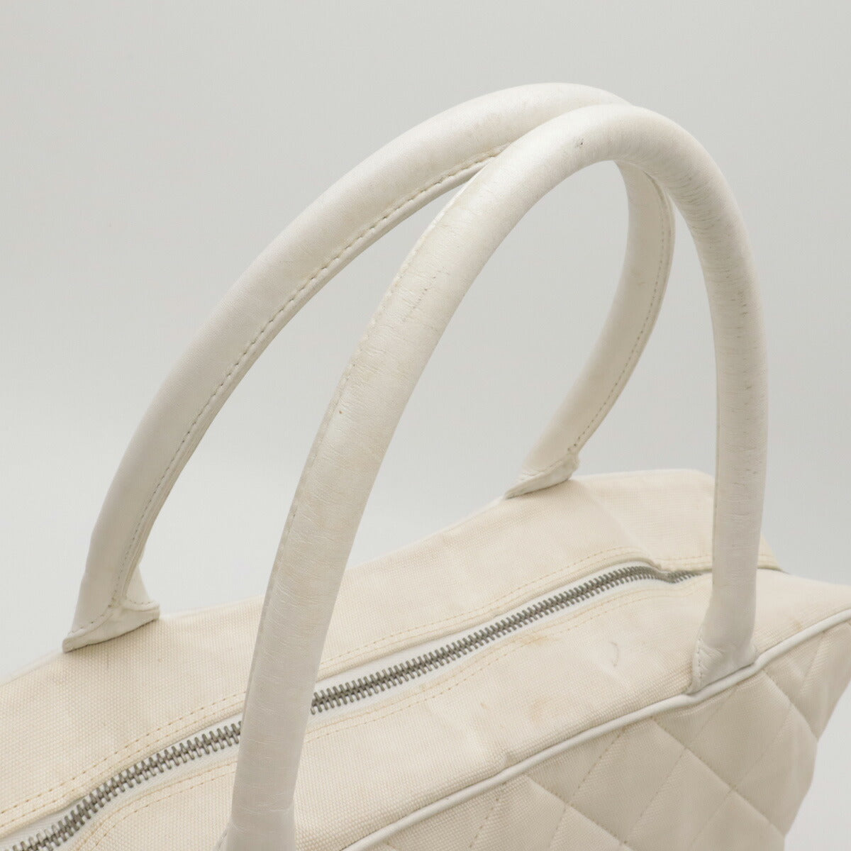 Chanel Canvas Leather Logo Handbag
