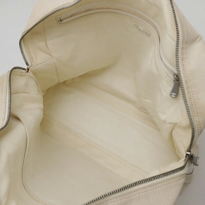 Chanel Canvas Leather Logo Handbag