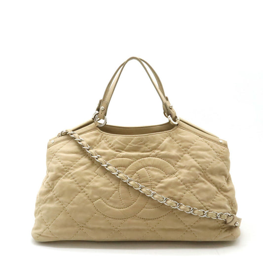 Chanel Matelasse Coco Mark 2WAY Tote Bag