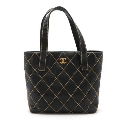 Chanel Wild Stitch Leather Tote Bag A18126