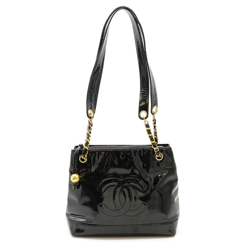 Chanel Coco Mark Chain Shoulder Bag Black