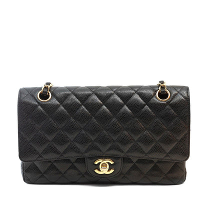 Chanel Black Caviar Medium Classic w/ Gold Hardware