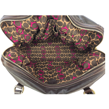 Gucci Brown Nappa Duchessa Large Boston Bag