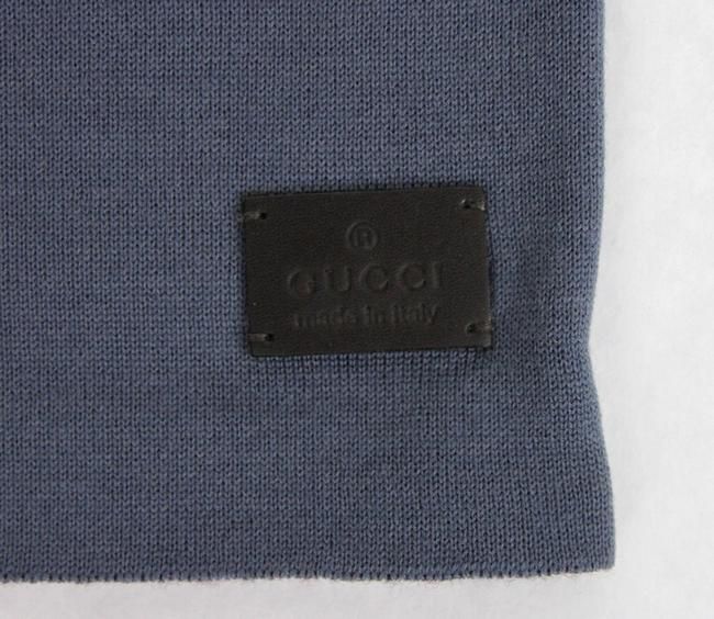 Gucci  GG Logo Striped Beanie Burgundy Blue Black