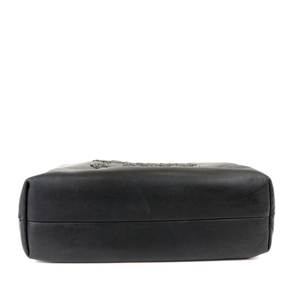 Chanel Black Lambskin Grand Cabernet Tote with Dripping Chains