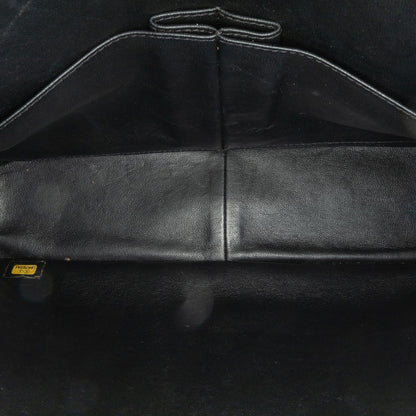Black Chanel Jumbo Classic Patent Double Flap Shoulder Bag