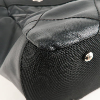 CHANEL Paris Biarritz MM Coated Canvas Leather Tote Bag A34209