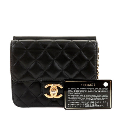 Chanel Black Lambskin WOC with Gold Hardware