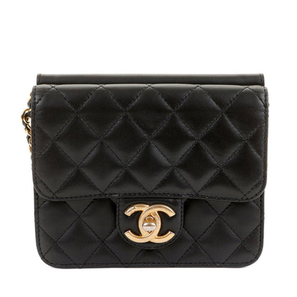 Chanel Black Lambskin WOC with Gold Hardware