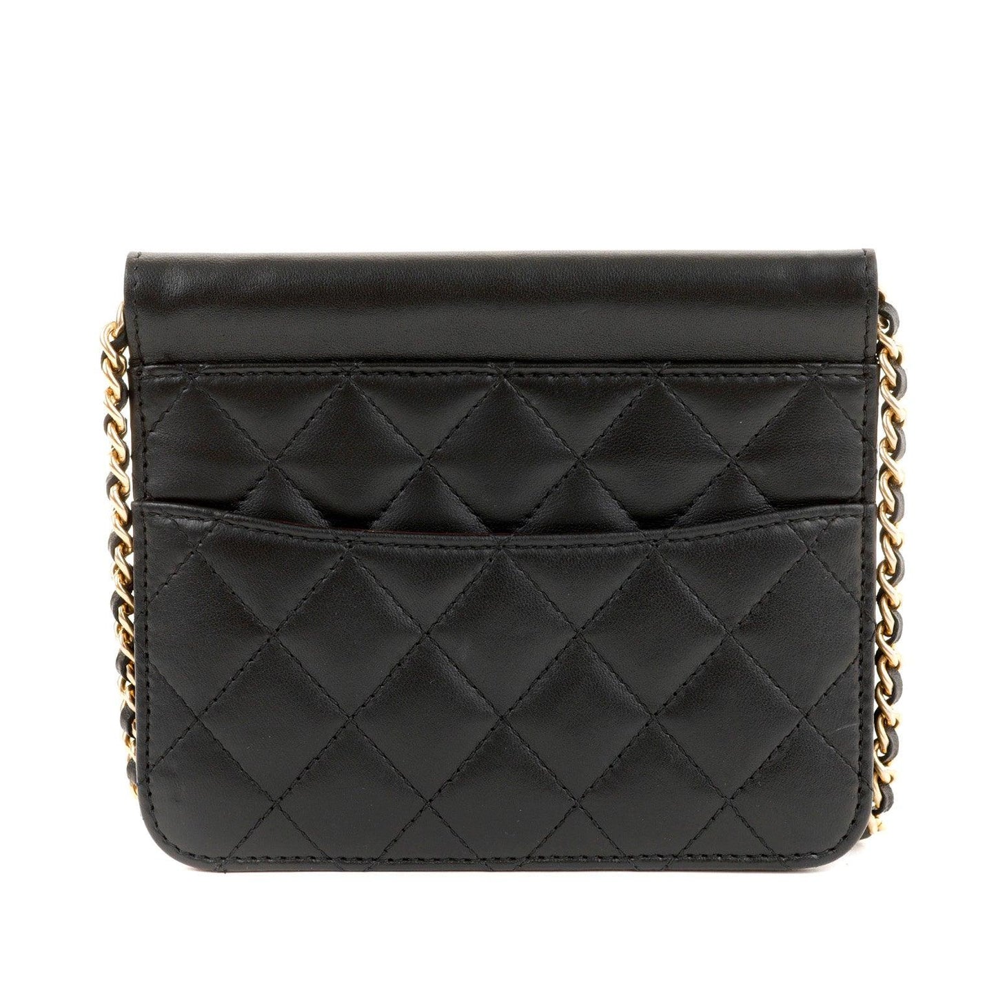 Chanel Black Lambskin WOC with Gold Hardware
