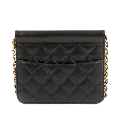 Chanel Black Lambskin WOC with Gold Hardware