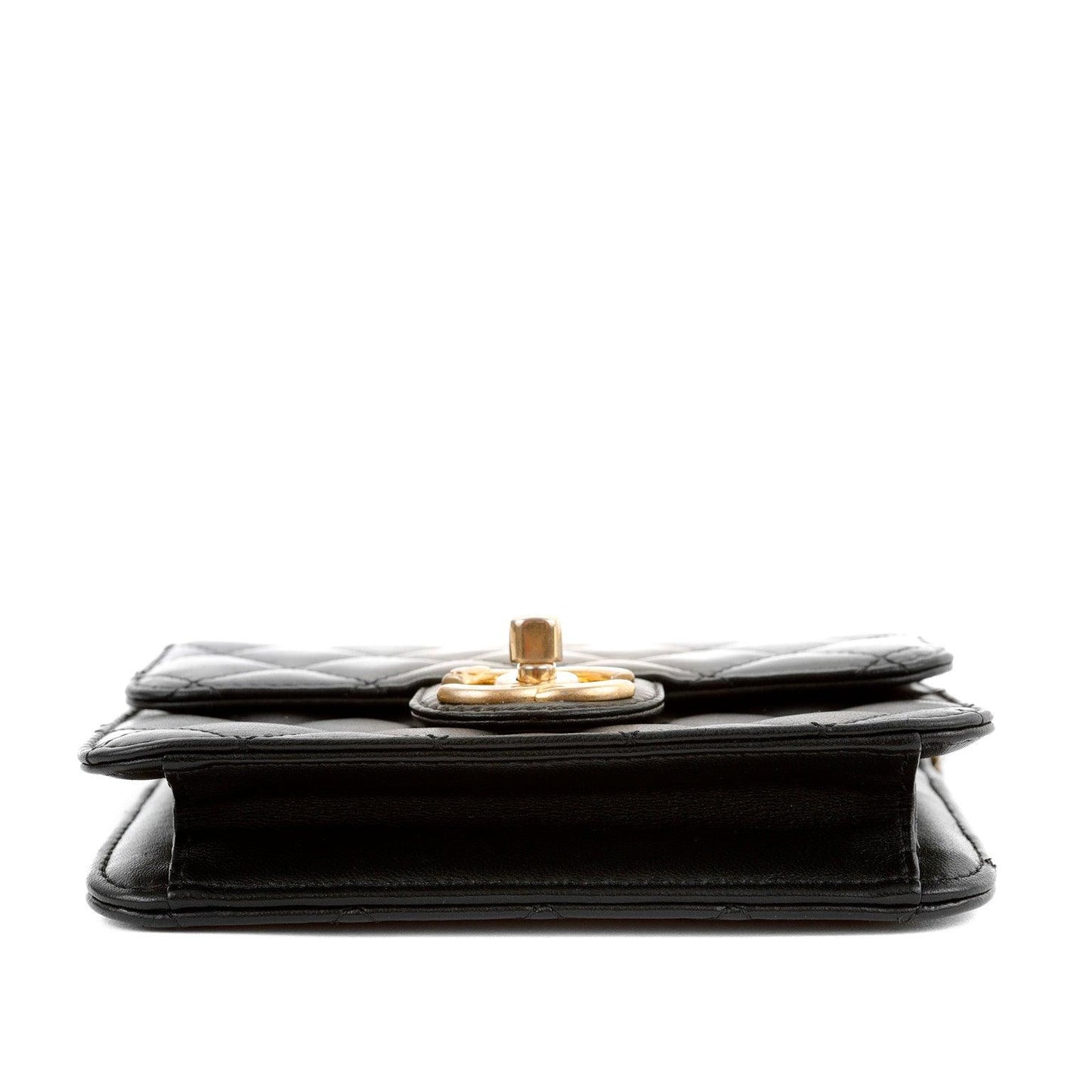 Chanel Black Lambskin WOC with Gold Hardware