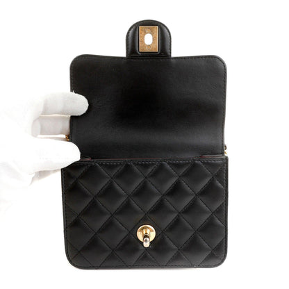 Chanel Black Lambskin WOC with Gold Hardware