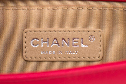Chanel 2014 Red Medium Quilted Lambskin Handbag