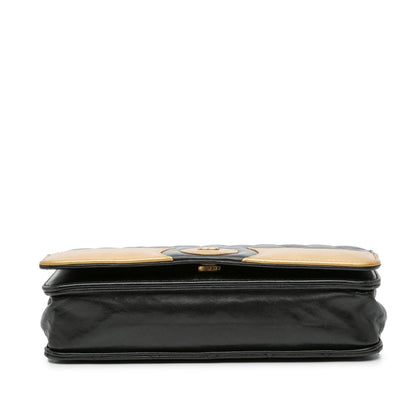 Chanel Sac CC Bicolor Quilted Lambskin Wallet On Chain