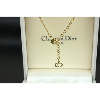 ExcellentRank SA Dior CD Rhinestone Necklace Earring Set S24111803